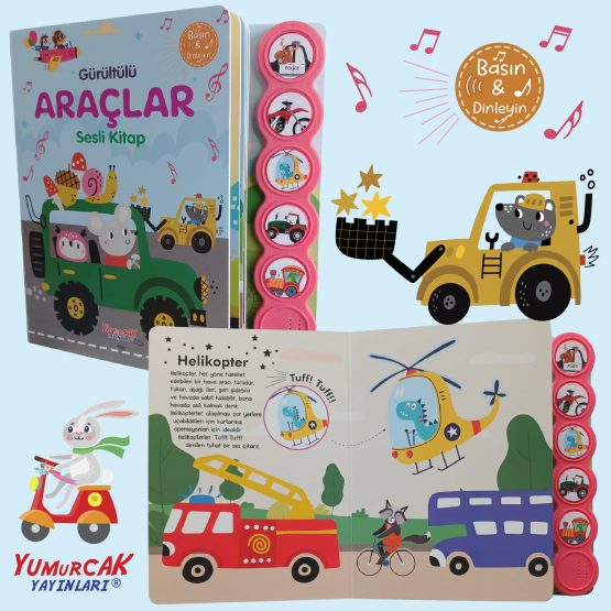 Yumurcak Yayınları – Gürültülü Araçlar Sesli Kitap