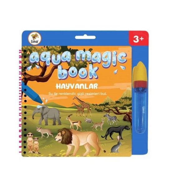 Lino – Aqua Magic Sihirli Boyama Kitabı – Hayvanlar