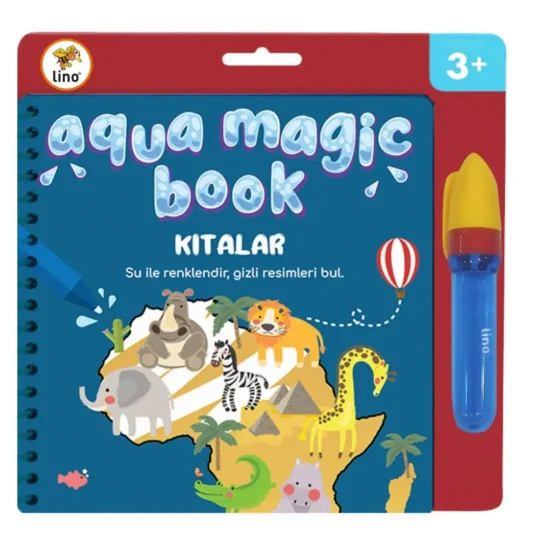 Lino – Aqua Sihirli Boyama Kitabı Kıtalar