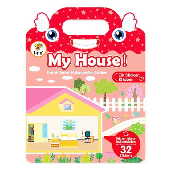 LİNO – Tekrar Tekrar Kullanılabilen İlk Sticker Kitabım My House