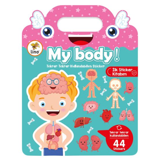 LİNO – Tekrar Tekrar Kullanılabilen İlk Sticker Kitabım My Body