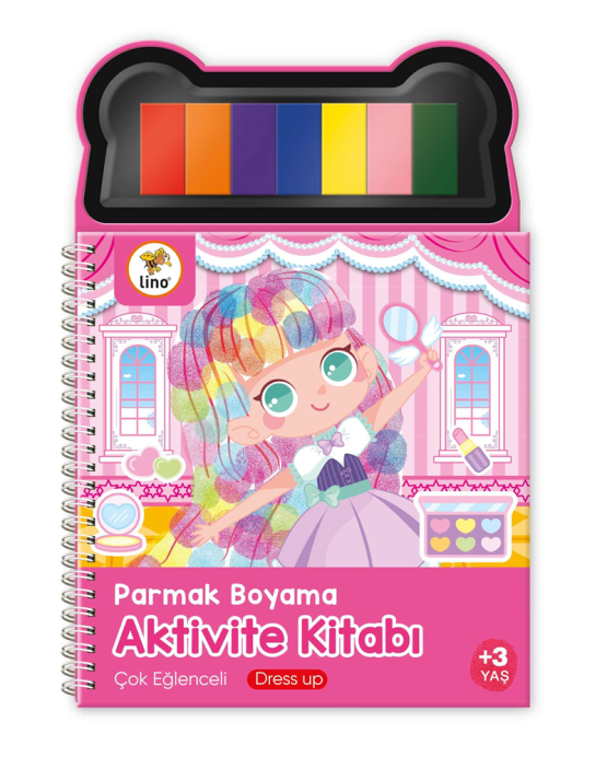 LİNO – Parmak Boyama Aktivite Kitabı Dress Up