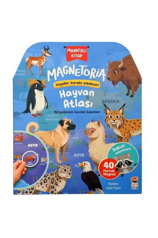 Sincap Kitap – Magnetoria Mıknatıslı Hayvan Atlası