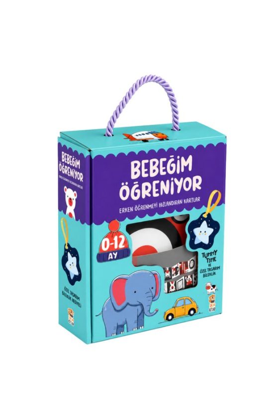 Sincap Kitap – Bebeğim Öğreniyor İlk kartlarım Tummy Time (0-12 ay)