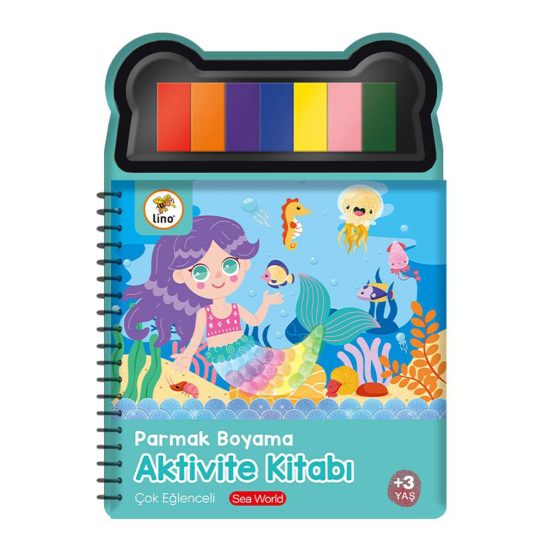 LİNO – Parmak Boyama Aktivite Kitabı Mermaid