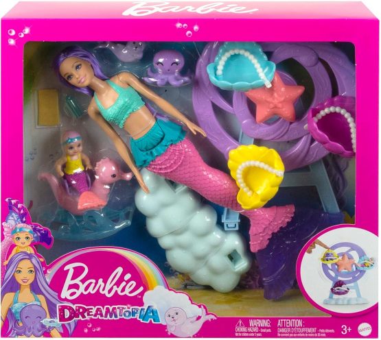 MATTEL – Barbie Dreamtopia Deniz Kızı Bebekleri ve Aksesuarları COD.HLC30
