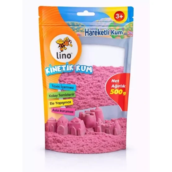 LİNO – Kinetik Kum Pembe 500 Gr